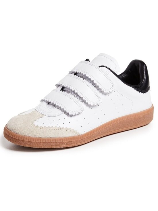 Isabel Marant Shoes - Isabel Marant Beth Classic Sneakers in White Leather 40 Womens Athletic